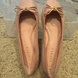 Lauren Ralph Lauren pink ballet flats 7M